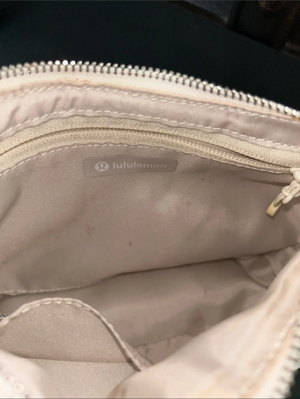 lululemon athletica cream shoulder